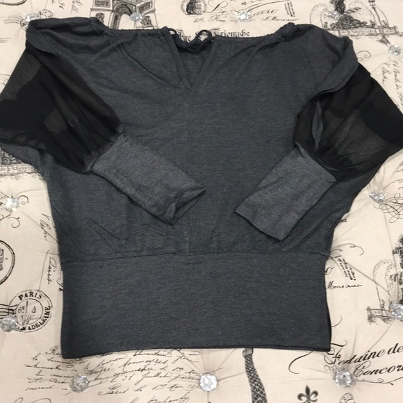 🎁  Go Couture Printed Off-the-Shoulder Dolman Sweater - Picture 11 of 11